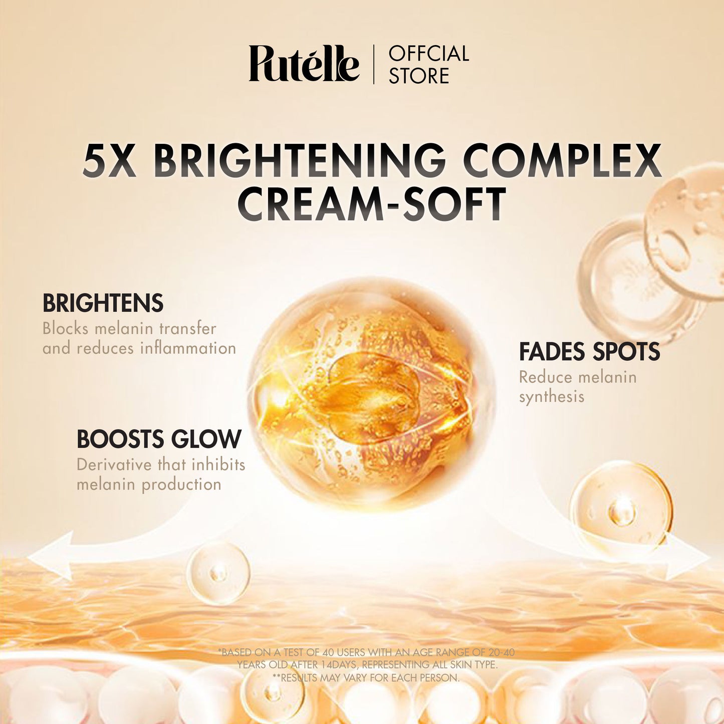PUTELLE Radiance Cream 40g*1PC