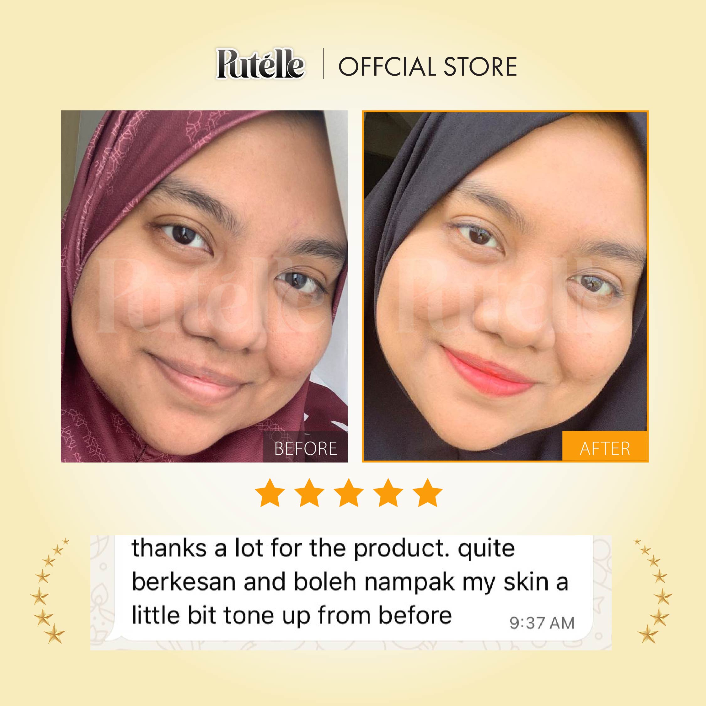 PUTELLE Radiance Cream 40g*3PCs