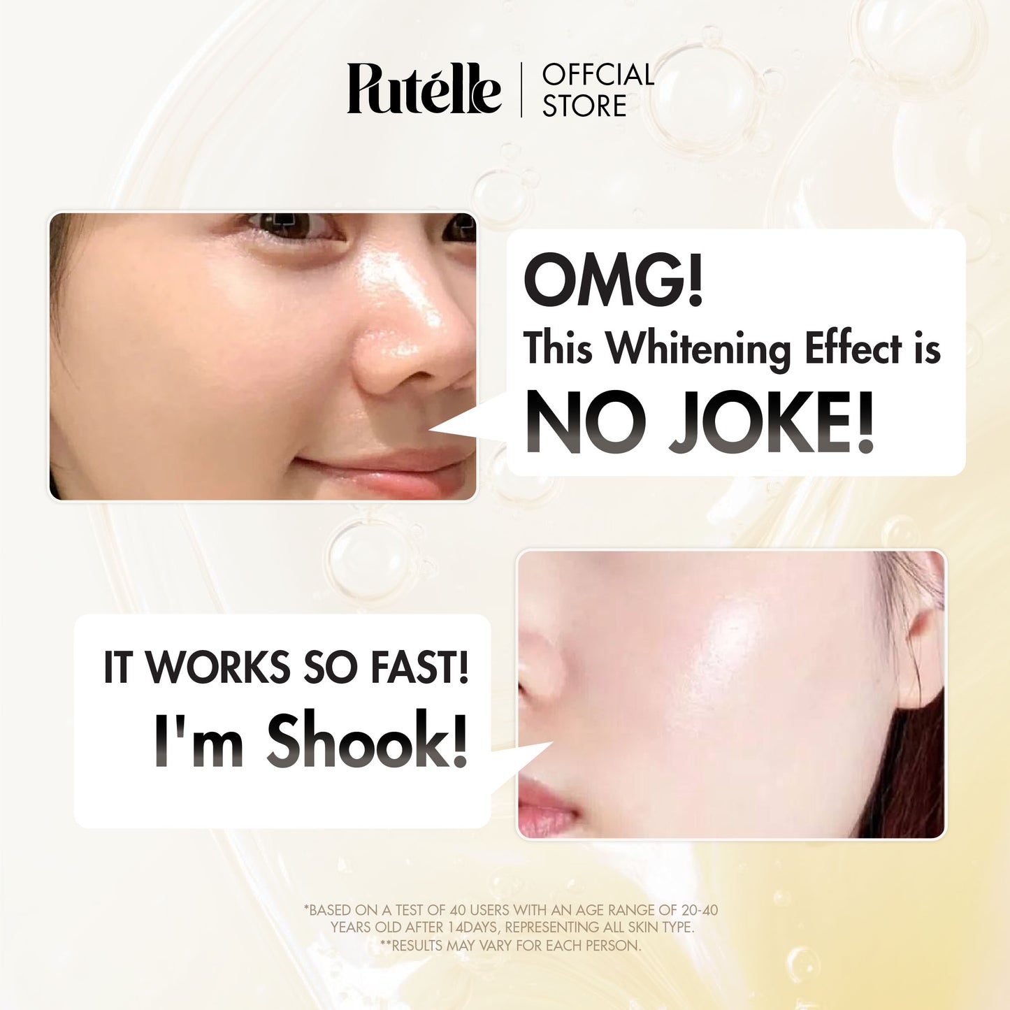 PUTELLE Radiance Cream 40g*3PCs