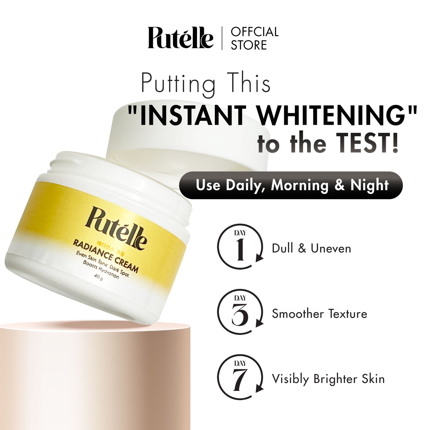 PUTELLE Radiance Cream 40g*2PCS